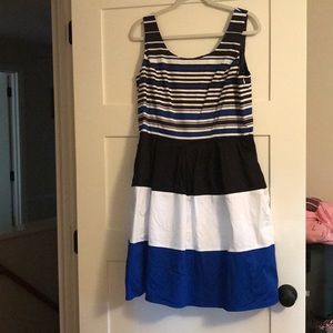 Striped cotton dress; cute and comfy!
